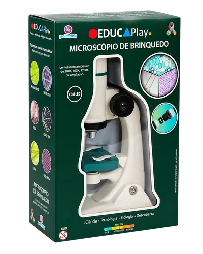 Caixa do Microscópio de Brinquedo EducaPlay